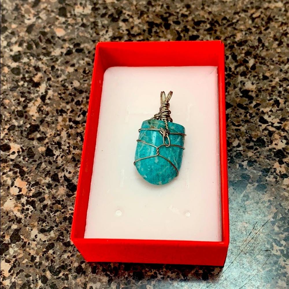 Turquoise handmade pendant